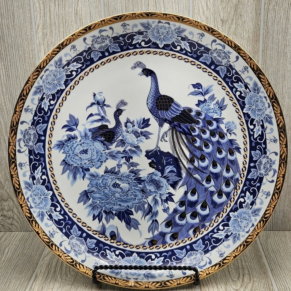 Heritage Mint Blue Peacock Peony 14